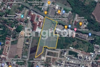 TANAH LOKASI STRATEGIS DI JALAN POROS MALANG - BATU