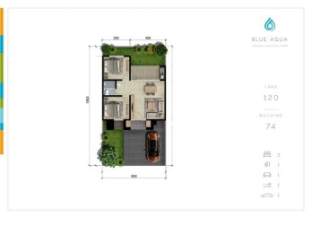 Agate | Rumah Baru Developer di Blue Aqua, Citraland Puncak Tidar