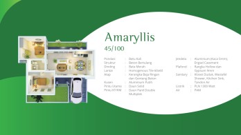 Amaryllis | Rumah Baru Developer di Bukit Indah Permai