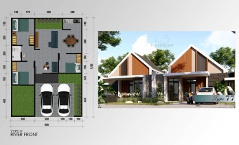 Pine + | Rumah Baru Developer di Riverfront Urban Resort