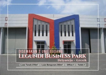 SEWA 2 Unit Gudang di Pergudangan Legundi BizPark, Driyorejo, Gresik