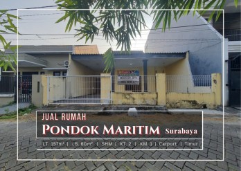 Rumah Siap Huni di Pondok Maritim Indah Kebraon,