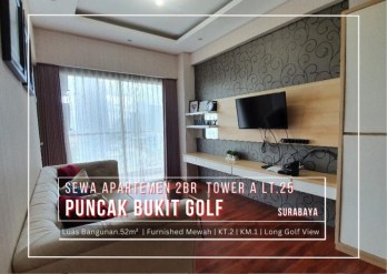 SEWA Apartemen 2Bedrooms Furnished di Puncak Bukit Golf, Surabaya.