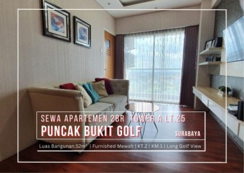 SEWA Apartemen 2Bedrooms Furnished di Puncak Bukit Golf, Surabaya.
