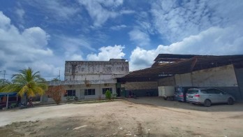 Gudang Luas plus Kantor di Lintas Sumatera Pekanbaru Riau