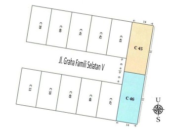 2 Unit Kavling Tanah di Graha Famili Surabaya