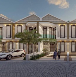 Rumah 2lantai dijual murah di kota Batu