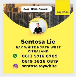 Dijual Tanah Raya Boulevard North West Citraland Surabaya - Luas 144 m2 (8×