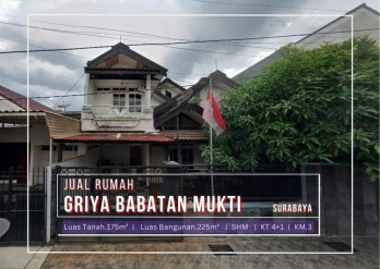 JUAL CEPAT Rumah 2 Lantai di Griya Babatan Mukti,