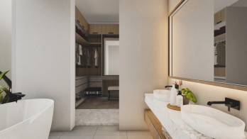 Sewa Jangka Panjang Leasehold Villa Hadap Utara 3+1 Kamar Pool Panjer Renon