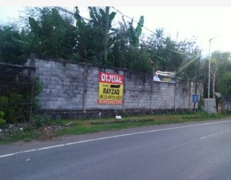 DIJUAL MURAH TANAH LEBAR DI TEPI JALAN IRIAN JAYA DAERAH GADINGREJO PASURUA