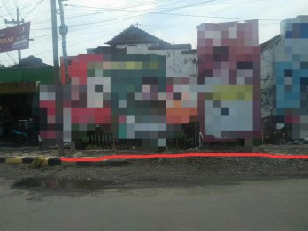 DIJUAL MURAH TANAH+BANGUNANNYA DI TEPI JALAN RAYA KH.AKHMAD DAHLAN ( KEBONA