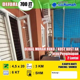 Rumah Kost Kost An (RUKO) Atau Penginapan Di PANCING / UNIMED Medan