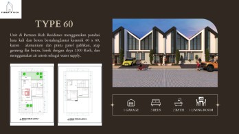 60/71,5 | Rumah Baru Developer di Permata Rich Residence