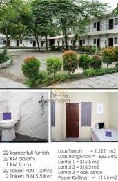 DIJUAL KOS 2 LANTAI DEKAT UGM PARKIRAN BISA 15 MOBIL