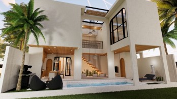 DIJUAL VILLA KEMEWAHAN TROPIS DEKAT PANTAI