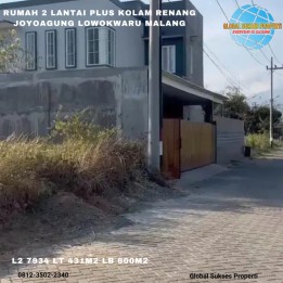 Rumah 3 Lantai Cantik Desain Elegan Plus Kolam