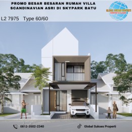 Rumah Murah Nyaman Model Scandinavian Lokasi di