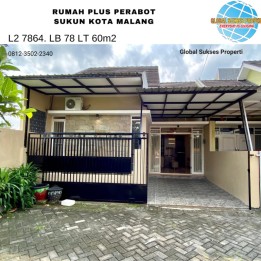 Rumah minimalis bagus siap huni di sukun kota