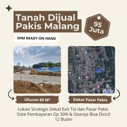 Tanah di malang pakis area istana bordir Pakis