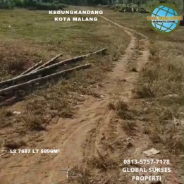 Tanah luas cocok untuk kavling di Kedungkandang