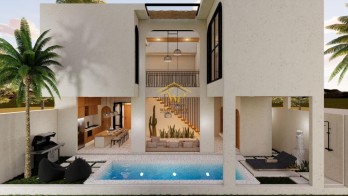 VILLA MEWAH 2 LANTAI FULL FURNISHED DEKAT PANTAI