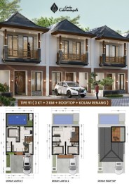 Villa Graha Cakraningati hunian 3 lantai di Sidomulyo Batu