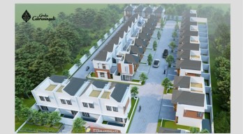 Villa Modern Desain Java Tropis Lokasi di Graha Cakraningati Batu