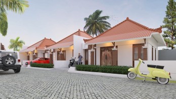 DIJUAL RUMAH MODERN ADA TAMAN DAN TERAS DI BOROBUDUR