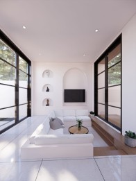 DIJUAL VILLA MODERN, FASILITAS LENGKAP DEKAT JALAN TOL BALIMANDARA