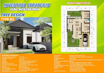 Jual Rumah Baru di Demangan Kota Madiun Dekat Pasar Sleko