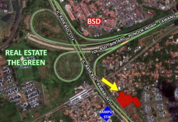 Disewakan Tanah di Jl. Rawa Buntu/ Jl. Kapt Subianto, BSD City, Tangerang S