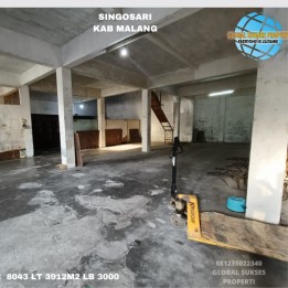 GUDANG BESAR DAN LUAS HARGA ISTIMEWA DI SINGOSARI