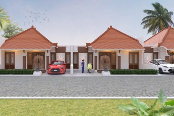 RUMAH CANTIK BANGUNAN ETNIK MODERN DI BOROBUDUR, MAGELANG