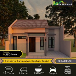 RUMAH MURAH DEKAT DEKAT SPBU BANGUNJIWO KASIHAN