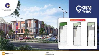 Ruko Modern di Kawasan Strategis AKR GEM CITY Gresik