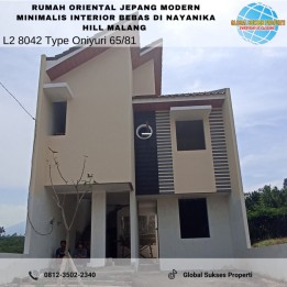Rumah 2 Lantai Design Oriental Modern di Nayanika