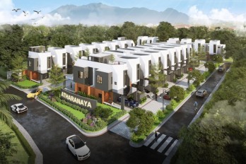 Villa mewah plus kolam renang di Atharanaya Junrejo kota Batu