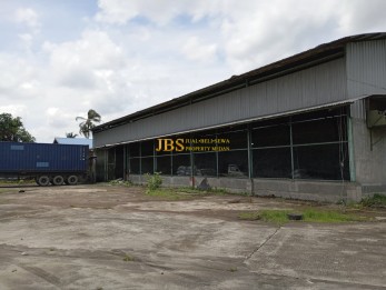 Jual Gudang 1 Tingkat Siap Huni di Jalan Veteran Pasar 10 - Marelan