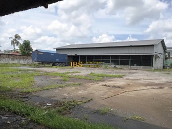 Jual Gudang 1 Tingkat di Jalan Veteran Pasar 10 - Marelan