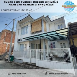 Rumah 2 Lantai Semi Furnished Murah Strategis di
