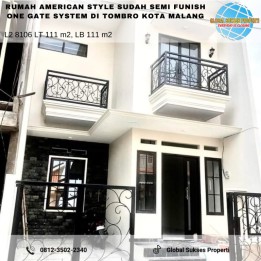 Rumah Baru American Style Semi Furnished di