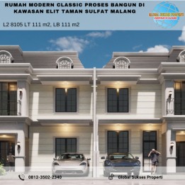 Rumah Semi Furnish Modern Classic Kawasan Elit