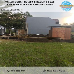 TANAH 2 KAVLING HARGA ISTIMEWA DI BLIMBING KOTA