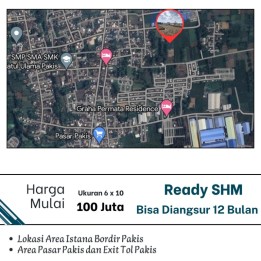 Tanah SHM di Pakis Malang Jawa Timur
