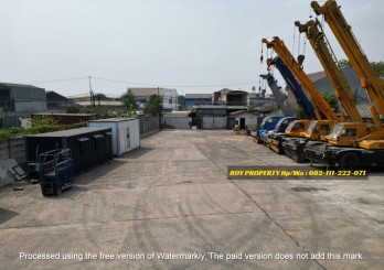 Dijual Tanah di Cakung Cilincing 2.200 m2 ADA GUDANG DAN GEDUNG KANTOR