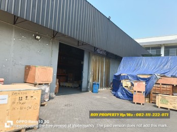 Disewakan Tanah di Yos Sudarso Jakarta Utara 1.3 Ha Full Paving Ada Gudang