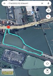 Jual Tanah Lahan Tambak 6.400 m2 di Duduk Sampeyan Gresik