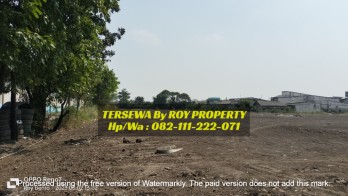 TERSEWA Tanah di Cakung Cilincing Luas 2.1 Ha ADA BANGUNAN GUDANG