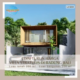 Villa Full Furnished Murah Strategis Dekat Area